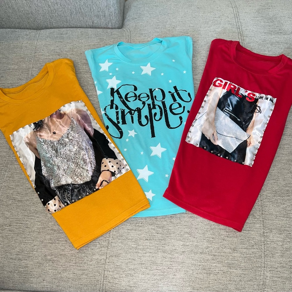 🔥3 for $25 NWOT bundle of 3 t-shirts